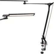 LED Desk Lamp, Architect Task Lamp, 12W Eye-Caring Metal Swing Arm Dimmable Draf