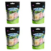 4x Heebie Jeebies 20g Mini Sour Worms Freeze Dried Lollies Candy Confectionery