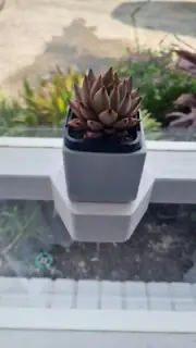Window Frame Shelf For Indoor Plants and Security Camera Windowsill Display