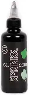 Sprinks Grass Green Gel Food Colouring 100ml Edible Cake Decorations Super Strength for Fondant Buttercream Macarons Meringues Batters Australian Made Baking Supplies
