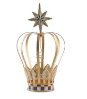 Mackenzie Childs Glam Up Crown Tree Topper
