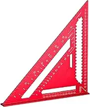 Speed Square, Triangle Aluminum Rafter Square, Portable Marking Gauge, Multifunctional Triangle Ruler for Carpentry, Designers