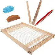 Wooden Weaving Loom Kit Weaving Tool for Beginners Easy Assembly Durable for Home Crafting
