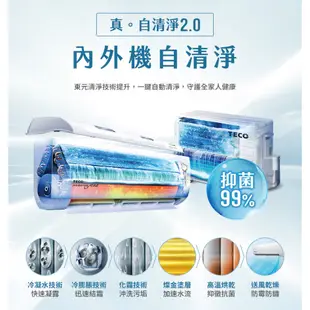 TECO 東元 MA/MS40IH-GA3 3526K R32 變頻冷氣 冷暖 分離式 1對1 7-9坪 冷氣機