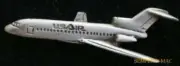 US AIR B-727 PEWTER AIRPLANE HAT LAPEL PIN UP JET 727 TIE TAC PILOT CREW GIFT