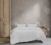 Ardor Boudior Ardor Boudoir Vintage Washed Quilt Cover Set - White - Single