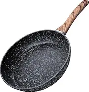 KOOSREEL Frying Pan, 20cm Non Stick Small Frying Pan with Sturdy Handle-Anti-Scratch Anti-Stain Frying Pan Non Stick, Cast Aluminium Stone Skillet Pan for Induction Hobs, PFOA Free
