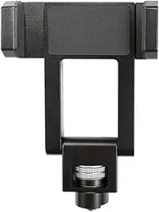 Gimbal Stabilizer Phone Holder Phone Clip Clamp Bracket 1/4 Inch Screw with Cold Shoe Mount Compatible with Crane M2/Weebill Lab/Weebill S/Crane M3 Lab Stabilizer Black