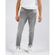 Ben Sherman Mens Slim Fit Light Gray Lunar Rock 5 pocket Denim Jeans NEW 34 X 32