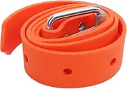 Diving Weight Belt, Adjustable Silicone Dive Weight Belt with Stainless Steel Quick Release Buckle for Freediving, Spearfishing, Quick-Release Ensures Safety