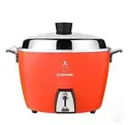 NEW TATUNG TAC-10L-DRU 10-CUP Rice Cooker Pot AC 110V ORANGE MADE IN TAIWAN