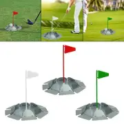 Practice Putting Cup Flagstick Metal for Yard Golf Practicing Sports