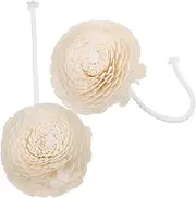 BESTYASH 2pcs Faux Flower Fragrance Diffuser Replacement Heads Lightweight Essential Oil Diffuser Decor Elegant Cotton Rope Design for Home Aesthetic and Seasonal Use