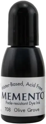 Memento Dye Ink Refill .5oz-Olive Grove RM000-708