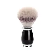 MÜHLE PURIST Black Silvertip Fiber Shaving Brush - Synthetic Luxury Shave B