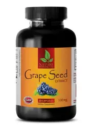 Grape Seed Extract 50mg. Most Powerful Antioxidant (1 Bottle, 60 Capsules)