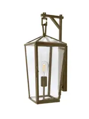 Balmoral 1 Light Large Exterior Wall Bracket in Bronze