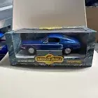 ERTL American Muscle 1968 Ford Mustang Cobra Jet Blue 1:18 Diecast Car