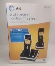 AT&T Dual Handset Cordless Telephone AT3211-2 Dect 6.0 NEW