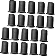 GARVALON 20pcs Windshield Nut Motorcycle Bolts Motorcycle Screw Fairing Screws Motorcycle Nuts Windshield Screws Windshield Bolts Motorcycle Fairing Fastener Motorcycle Windshield Black Abs