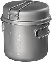 Outdoor Cookware Outdoor Pot Set Portable Pot Soup Pot Frying Pan Camping Camping Cooker Cassette Stove Pot Hiking Mess