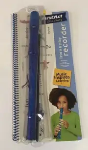 2005 Recorder Musical Instrument First Act Discovery Learn & Play Sparkling Blue