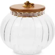 Candy Jar Coffee Pumpkin Glass Kitchen Canisters Storage Jars