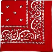 [MDSTYLE] Extra Large Bandana 27” x 27” 100% Cotton for Men & Women Paisley Handkerchief Headband Scarf Jumbo Bandanas