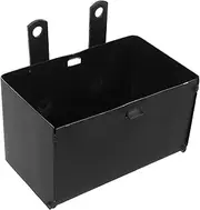Motorcycle Battery Box Batteries Battery Holder Mount Battery Storage Container Motorcycle Battery Compartment Battery Case Holder Battery Storage Holder Black Metal