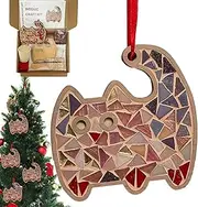 Maciun Mosaic Kits for Adults Cat - Cat Mosaic Making Supplies | Animal Art Ornament Making Supplies Girls, Kids, Boys Develop Artistic Skills