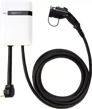 Amazon Basics 25' Level-2 White Electric Vehicle Charging Station EX-1762-2AM1