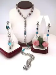 Brighton "MARRAKESH BAZAAR" Necklace-Earring-Bracelet Set (MSR$218) NWT/Pouch