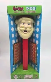 New in Box Giant Musical Santa Pez Vtg 2002 Candy Dispenser 12"