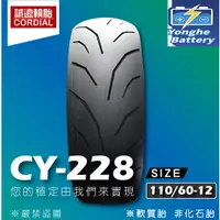 在飛比找蝦皮購物優惠-永和電池 誠遠 CY-228 110/60-12 12吋 機