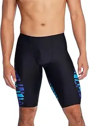 [Speedo] Disco Boom Splice Jammer Men's Swim Trunks, Team Royal Blue, 38