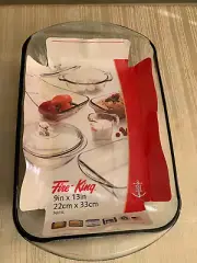 Anchor Hocking Fire King Glass Ovenware Casserole Baking Dish 9" x 13 x 2.5 MSM