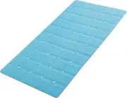 Foldable Non-Slip Silicone Bath Mat for Textured & Reglazed Tubs - 35.8 x 17.7