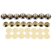 8 Set Golden-Plated Speaker Spikes, Speaker Stands CD Audio Subwoofer8507
