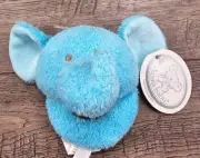 New Koala Baby Ring Rattle Blue Elephant Plush Toy