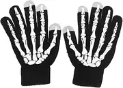 [WOFASHPURET] Unisex Winter Touch Screen Gloves Knitting Skeleton Claw Gloves for Men Women