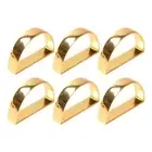 Concise Metal Napkin Rings D Shaped Napkin Buckle for Hotel Buffet Table Setting