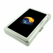 Fire Ice Em2 Cigarette Case with Built in Lighter Metal Wallet