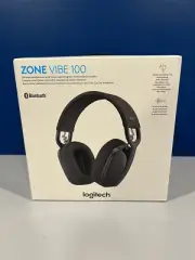 NEW Logitech Zone Vibe 100 Lightweight Wireless Bluetooth Headphones - Graphite