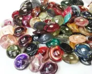 85Pcs, 2 Holes Assorted Colorful Buttons 15mm.DIY Materials Clothing Accessories