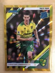 2019-20 Panini Donruss RR Christoph Zimmermann Gold Press Proof Laser /25 SSP