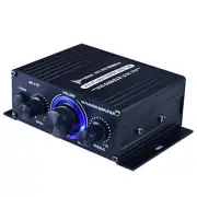 12V Car Home Audio Stereo Amplifier 2Channel HiFi Bass Speaker Power Amp