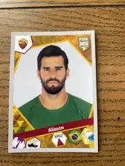PANINI FIFA 365 2017/2018 Alisson Becker Roma FC RC Rookie Sticker Rare