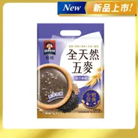 在飛比找ETMall東森購物網優惠-【QUAKER 桂格】全天然五麥-黑芝麻糊無添加糖19g*1