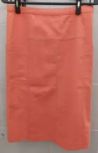 在飛比找Yahoo!奇摩拍賣優惠-T3068#春夏35%棉粉橘色兩片裙L號約8成新50元出清