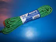 NEW GREEN & BLUE ALL PURPOSE 20' 35LB TEST BEACH TENTS,TARPS,TREE REPAIR,AWNINGS